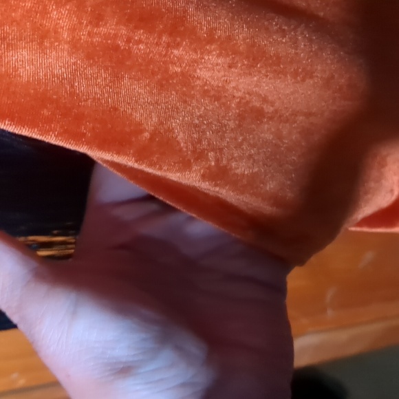 LYN AROUND* stretchy velvety embroidered fringed mini dress tunic top - Picture 7 of 10